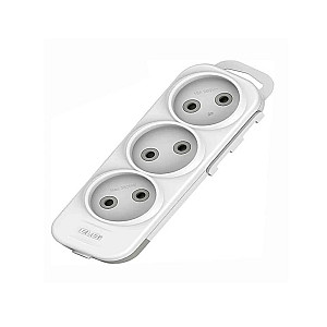 Колодка EL-BI  Myra527-010200-300 3 гнезда без заземления белая