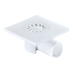 Трап сливной Nova 5020 горизонтальный 50 решетка пластиковая 150*150 мм