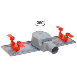 Трап сливной AV Engineering AVE5016540 65*400 мм горизонтальный D 50 с сухим затвором