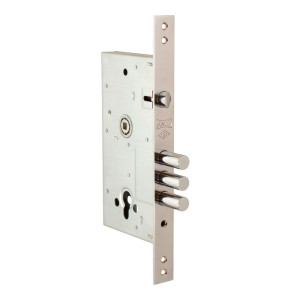 Замок врезной Kale Kilit 252R 252R0000078-4 60 мм хром