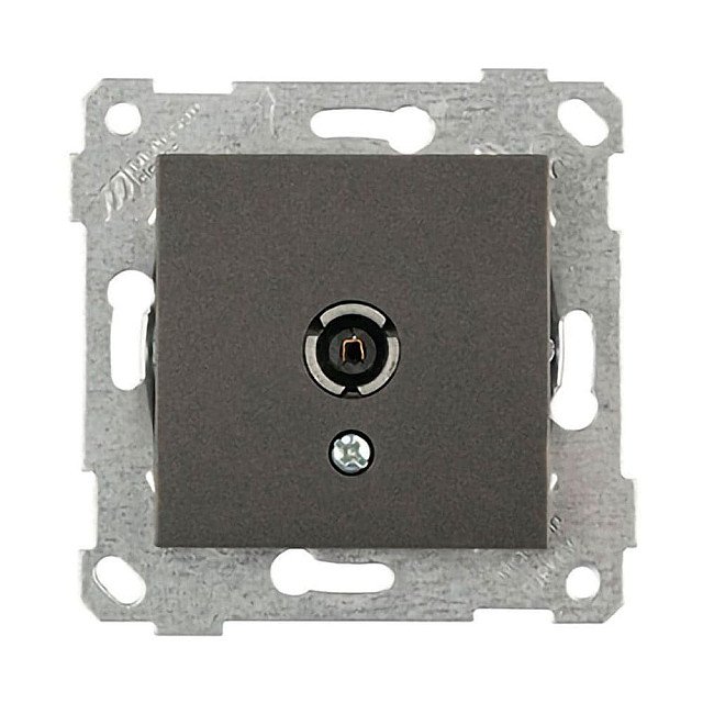 Розетка TV Mutlusan Rita 2200-171-0195 оконечная дымчатый