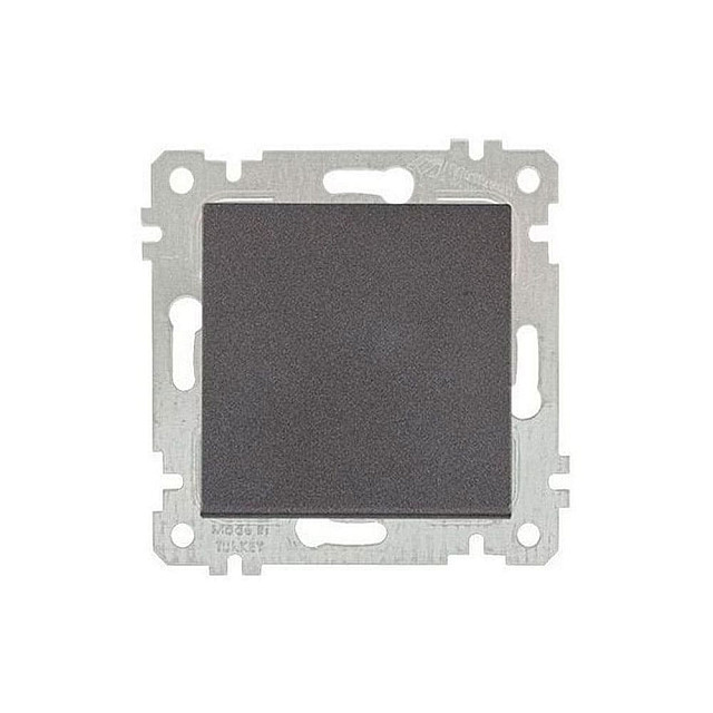 Выключатель Mutlusan Rita 2200-401-0195 1 клавиша 10А дымчатый