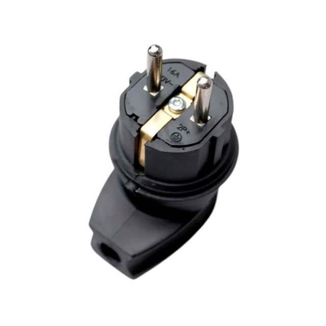 Вилка Mutlusan Tena 010-083-300027 угловая 2Р+Е IP44 черный