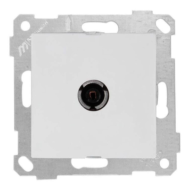 Розетка TV Mutlusan Rita 2200 171 0101 оконечная белая