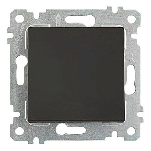 Выключатель Mutlusan Rita 2200-401-0184 1 клавиша 10А матовый черный