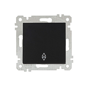 Переключатель Mutlusan Rita 2200-403-0184 1 клавиша 10А черный матовый