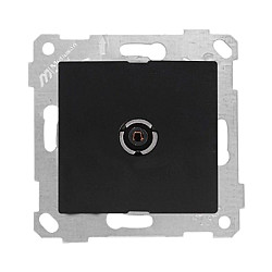 Розетка TV Mutlusan Rita 2200-171-0184 оконечная черный матовый