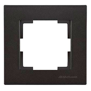 Рамка Mutlusan Rita 2220-800-1184 1 пост черный