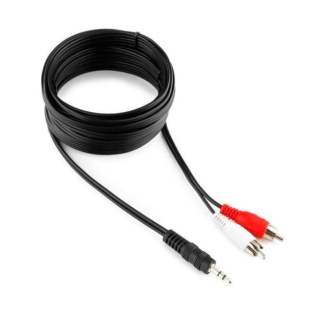 Кабель аудио Cablexpert CCA-458-15M джек3.5 / 2*RCA 15 м