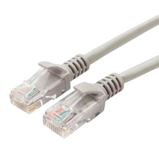 Патч-корд Cablexpert PP12-0.25М UTP литой многожильный 0.25 м серый