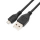 Кабель Cablexpert CCP-mUSB2-AMBM-0.5M USB 2.0 Pro AM/microBM 5P черный 0.5 м