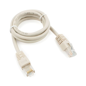 Патч-корд Cablexpert PP6U-2M UTP кат.6 литой многожильный 2 м серый