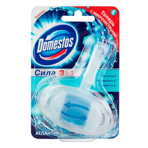 Блок для очищения унитаза Domestos 3в1 Атлантик 40 г