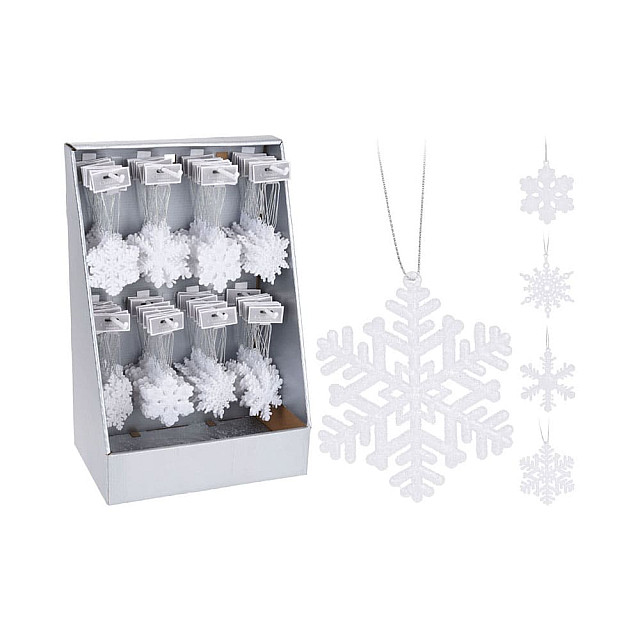 Набор украшений новогодних Koopman Снежинка САА726180 2 шт