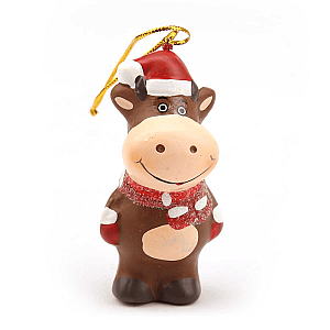 Украшение новогоднее APF998310 Бык 4*4*8 см