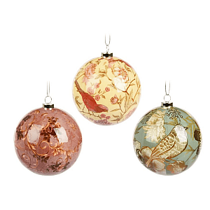 Шар елочный Koopman Chinese Decoupage APF478550 10 см