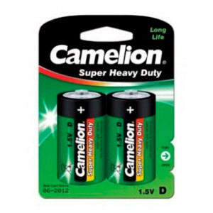 Батарейка Camelion R20P-ВР2 GREEN 12/144 К