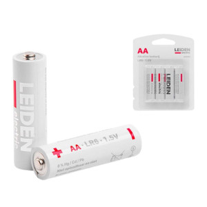 Батарейка Leiden Electric 808001 AA LR6 1.5V alkaline 4 шт