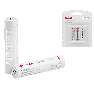 Батарейка Leiden Electric 808002 AAA LR03 1.5V alkaline 4 шт