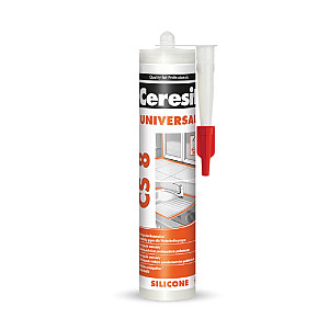 Герметик силиконовый Ceresit CS8 универсальный прозрачный 280 мл