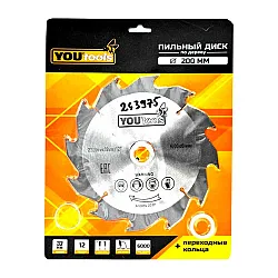 Диск пильный Yourtools Z12 по дереву 200/32 мм