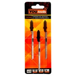 Пилка к электролобзику Yourtools по дереву Т101АО 3 шт