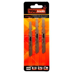 Пилка к электролобзику Yourtools по дереву Т118G 3 шт