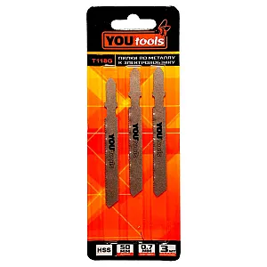 Пилка к электролобзику Yourtools по дереву Т118G 3 шт