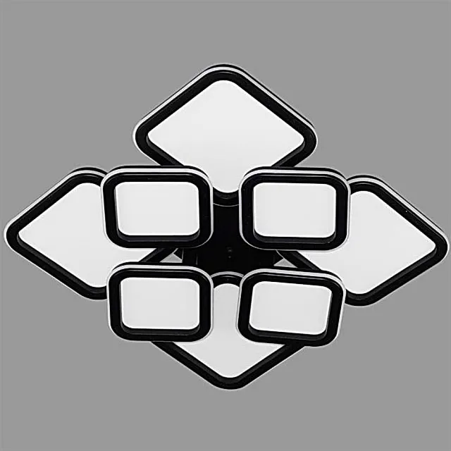 Светильник Айтин-Про N9304/4+4S 248Вт черный