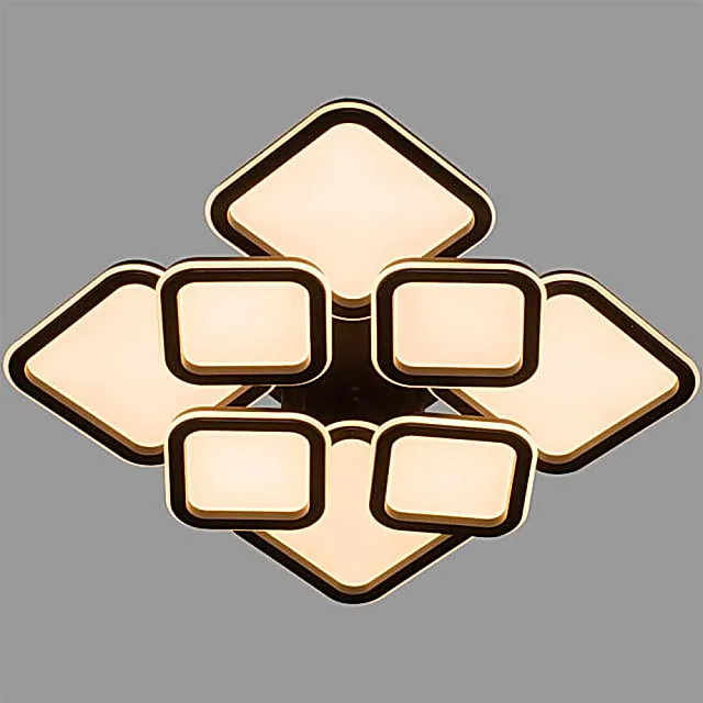 Светильник Айтин-Про N9304/4+4S 248Вт черный