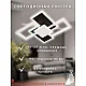 Светильник Айтин-Про WD1041 114Вт черный/белый