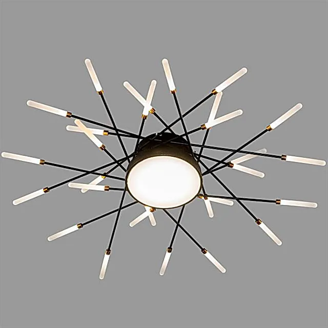 Светильник Айтин-Про C9109/28+1 112Вт черный/золото