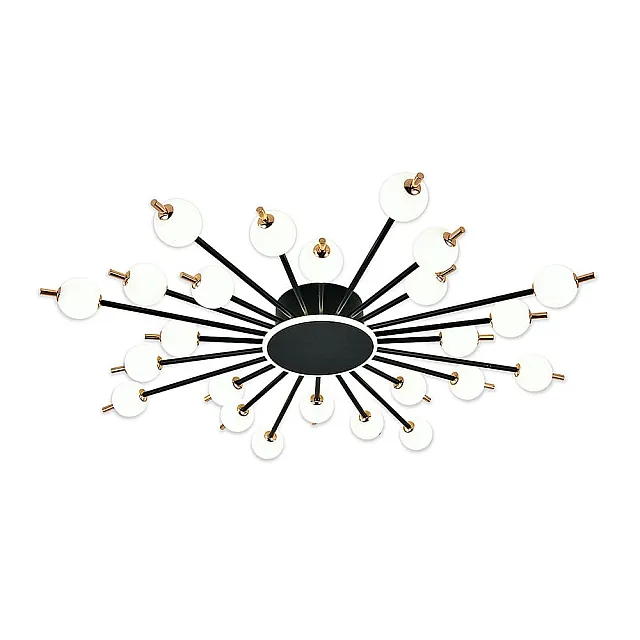 Светильник Айтин-Про Н77117/24+1Т 264Вт черный/золото