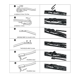 Щетка стеклоочистителя каркасная AWM F 24 R 610 мм