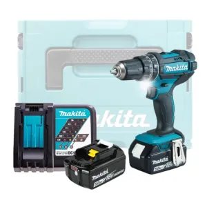 Дрель-шуруповерт ударный Makita DHP482RTJ аккумуляторный