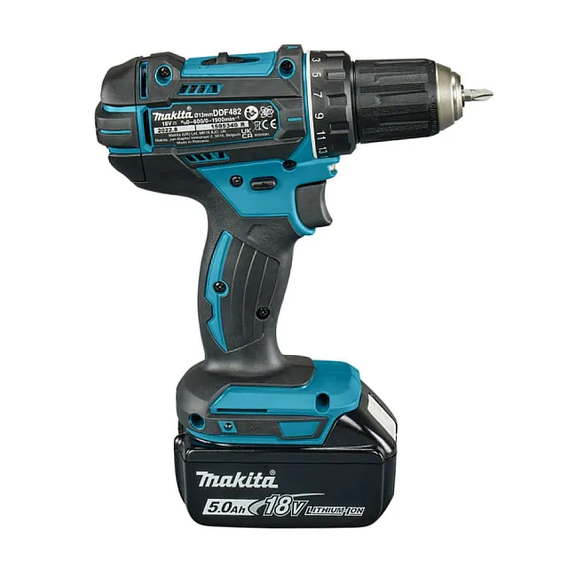 Дрель-шуруповерт Makita DDF482RTJ аккумуляторная