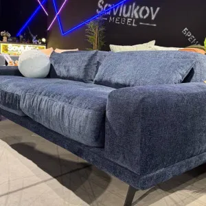 Диван Savlukov Galaxy Мебельтекс Genesis 15 Deep Blue 2.45*1.02 м