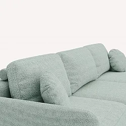 Диван угловой Savlukov Tuscan Belkraft Laura 08 Mint 3.65*1.85 м