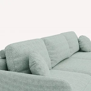 Диван угловой Savlukov Tuscan Belkraft Laura 08 Mint 3.65*1.85 м