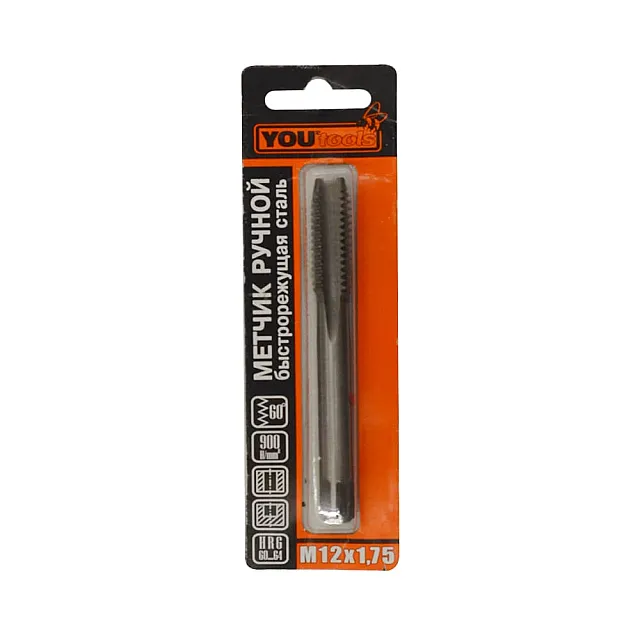 Метчик ручной Yourtools М12*1.75