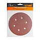 Круг шлифовальный Yourtools 150 мм Р150 самосцепляемый 6 отверстий 5 шт