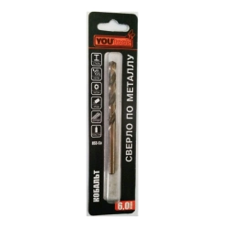 Сверло по нержавеющей стали Yourtools 12*101*151 мм цилиндрический хвостовик HSS-СО