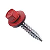 Шуруп кровельный 4.8*35 мм RAL 3005 винно-красный 50 шт