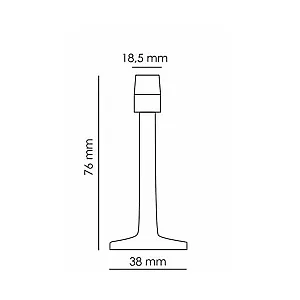Упор дверной Palidore С885 РВ золото