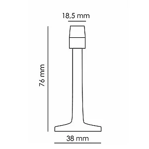 Упор дверной Palidore C885 PC хром