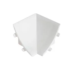 Угол внутренний к плинтусу для столешницы Ideal 001 белый