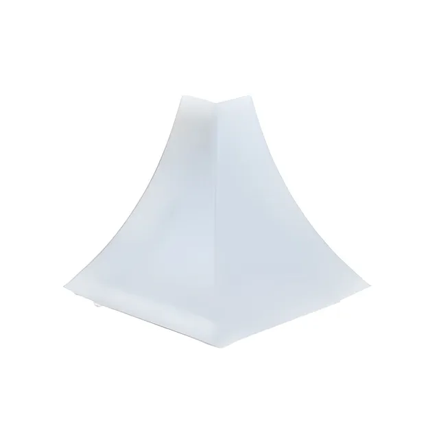 Угол наружный к плинтусу для столешницы Ideal 001 белый