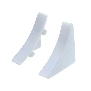 Торцевые к плинтусу для столешницы Ideal 001 белый