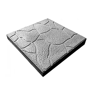 Плитка тротуарная Черепашка 300*300*30 мм серая