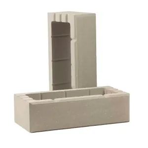 Блок для забора декоративный РуБелЭко ТБЛОК-П1 сталь